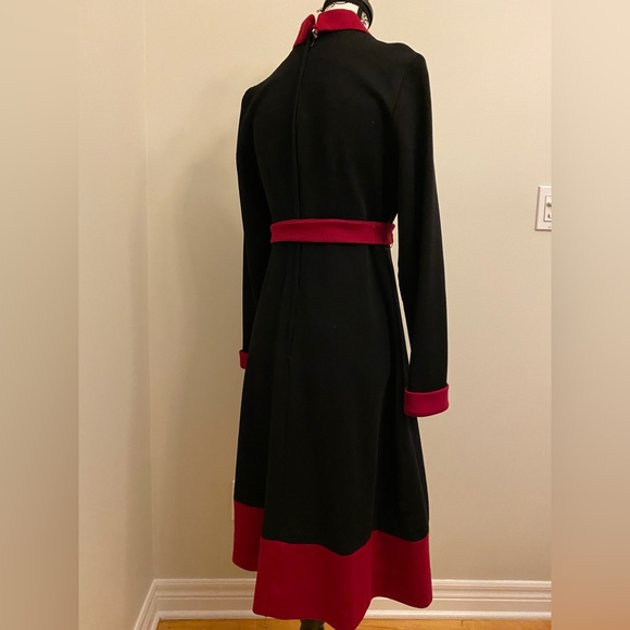 VINTAGE June Couture Wool Dress - Picture 4 of 7